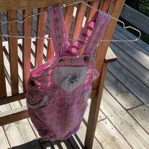 OshKosh B'gosh Pink Striped Overalls